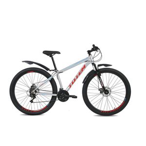 Bicicleta MTB Totem Acero Gris/Rojo R 29 21 V Talle S 1007671