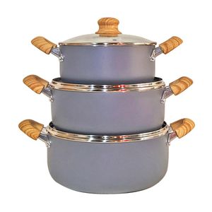 Set Hudson Granito Cacerolas X3