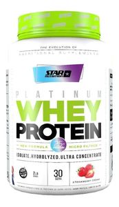 Star Nutrition Platinum Whey Protein X 2 Lbs Sabor Frutilla