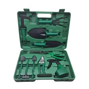 Set Jardinería Huerta Kit Herramientas Maletín Juego 10 Pcs