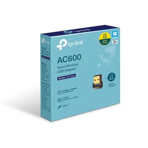 Adaptador Wi-Fi TP-Link Archer T2U Nano AC600 USB Dual Band
