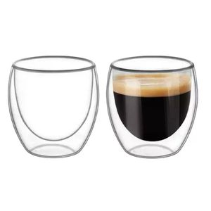 Set de Vasos Doble Vidrio 150 Ml x2