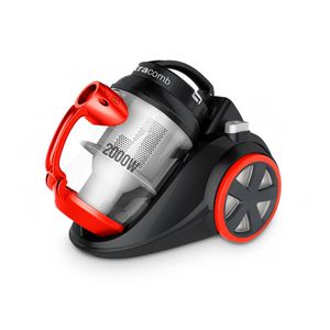 Aspiradora Sin Bolsa AS-4228 Ultracomb Negra Naranja Plata 3.5L