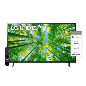 Smart TV LG UHD ThinQ AI 60'' UQ8050 4K Procesador Inteligente α5 generación 5 Magic Remote