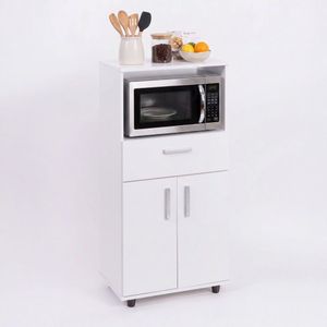 MUEBLE PORTA MICROONDAS HORNO ELECTRICO ORGANIZADOR 1 CAJON
