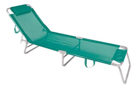 Reposera Playera De Aluminio Mor 002702 Color Turquesa