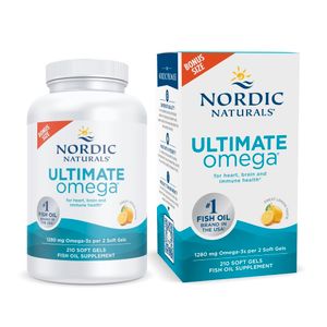 Nordic Naturals Ultimate Omega, sabor a limón, 210