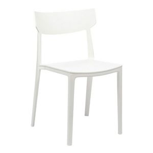 Sillas Living Comedor Nictom Combo x4 PVC Color Blanco SC01