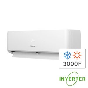 Aire Acondicionado Inverter Split Frío/Calor Hisense 3500W 3000F 96AS12UR4SVRCD00PX4N