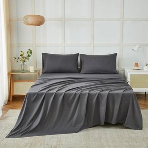 Sábanas Blankery Home Fullblanc Classic 2 1/2 Plazas 144 Hilos Gris Topo