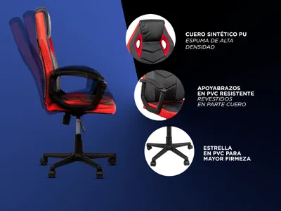 Silla Gamer Gadnic VITA tapizado cuero