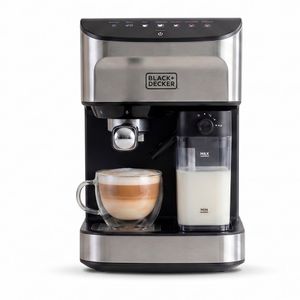 Cafetera Espresso Black+Decker Café Crema Semi Automática EM0412-1SDAR