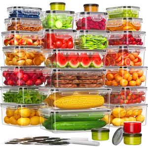 54 recipientes de almacenamiento de alimentos con