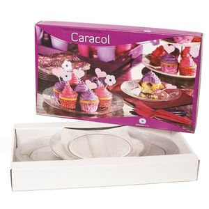 Set de 7 Piezas para Torta Wheaton Brasil Vidrio CARACOL 01001128