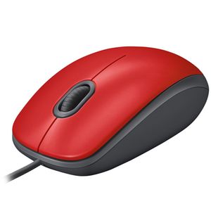Mouse Logitech M110 Silent Red