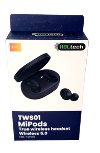 AURICULAR TWS01 MiPods True Wireles Headset 