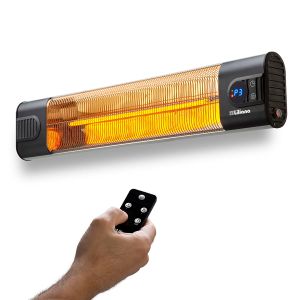 Calefactor Exterior Liliana Fibra Carbono Pared/Techo 2200W