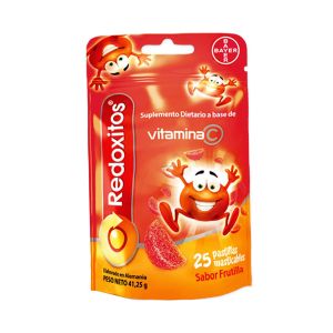 Redoxitos Vitamina C Frutilla 25 Pastillas Masticables $1.842