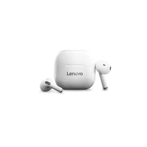 Auriculares Inalámbricos Bluetooth - Lenovo LP40 - Blanco