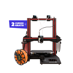 Impresora 3D Magna 2 230 + Filamento de regalo y 2 cursos de Academia Hellbot