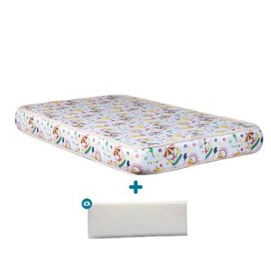 Colchon de Cuna Maxiking 80x140x13cm de Espuma con Almohada de Regalo