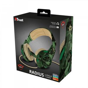Auriculares gamer Trust Radius GXT 310C Jungle camo PC, PS4, SWITCH, PS5, MOBILE