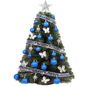 Arbolito de Navidad XL 0,80 mt con kit 30 pzas Azul