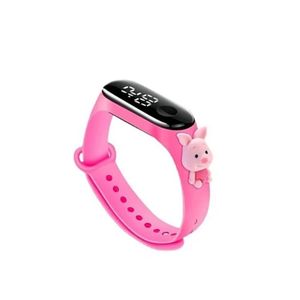 Reloj Deportivo Led Digital Infantil Niño Niña Regalo Cerdito