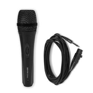 Micrófono PROBASS Promic-500 Dinámico Cardiode para Karaoke con Cable 3mts
