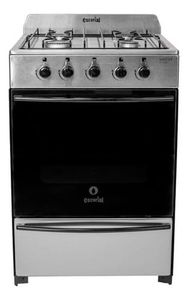Cocina Escorial Master Classic Gas 4 Hornallas Acero Inox