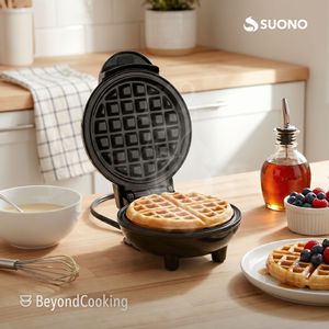 Mini Waflera Suono Antiadherente Wafles Compacta