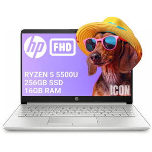 HP Pavilion 14-fq25 Ryzen 5 5500U 256GB SSD 16GB Notebook Natural Silver