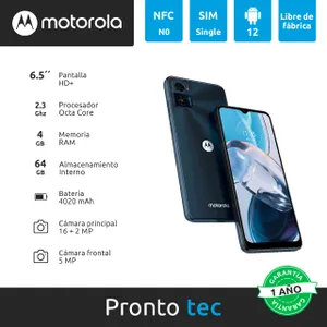 Celular Motorola MOTO E13 64 GB 6.5 Negro