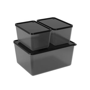 Juego de 3 Piezas de Contenedores LCOZA00060 600 Ml