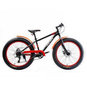 Bicicleta FAT hunter Rodado 24 Infantil Ruedas anchas Roja $417.38424 $314.265,88