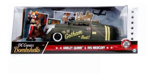 Vehículo de Harley Quinn Bombshells Mercury 1951 de Escala 1:24 $93.290 Llega mañana
