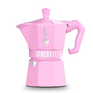 Cafetera Bialetti Exclusive Moka 3 Tazas Rosa