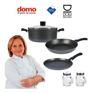 Olla Cacerola Sarten Teflon Domo By Dolli Irigoyen Blue