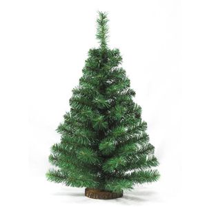 Árbol de Navidad con Base de Tronco 1.00 Mt