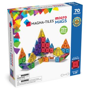 Set de construcción MAGNA-TILES MicroMags Deluxe de 70 piezas