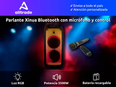 Parlante Grande Bluetooth Torre Portátil A Batería Gca Boom