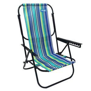Reposera Silla Plegable Playera Reclinable 7 Posiciones