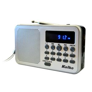 Radio Kolke Kpr364 Am/fm Usb Batería Recargable Display Led