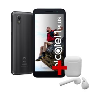 Celular Smartphone Alcatel 1 Plus 1gb Ram 16gb Volcano Black + Auricular