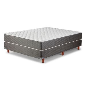 Colchón y Sommier Dos Plazas Piero Foam Espuma Alta Densidad 190 x 140 cm