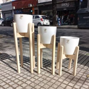 Porta Macetas Juegos X 3 Nordicos Escandinavo Fabrica