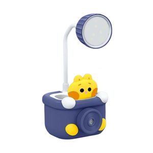 Lámpara Velador Led Luz De Noche Multiuso Azul Dinax DX-LAMPCAT