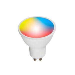 Lampara LED Inteligente WIFI GU10 5W RGB + CCT