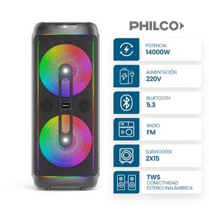 Sistema de Sonido Parlante Philco TDP215