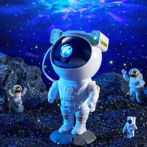 Combo Astronautas Proyector Galaxia Y Luz Led Nocturna Usb
